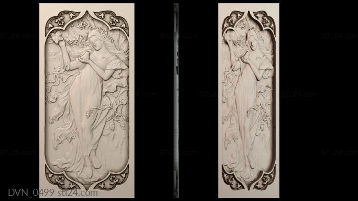 Door covers (DVN_0499) 3D models for cnc