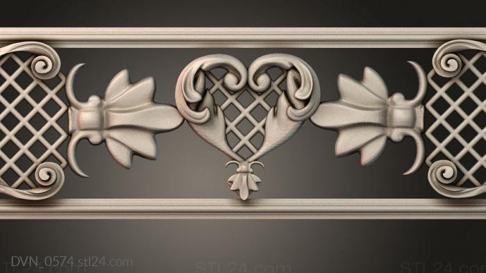 Door covers (DVN_0574) 3D models for cnc