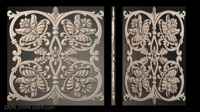 Door covers (DVN_0594) 3D models for cnc