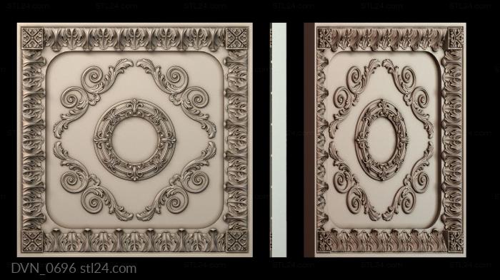 Door covers (DVN_0696) 3D models for cnc