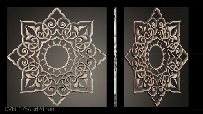 Door covers (DVN_0756) 3D models for cnc