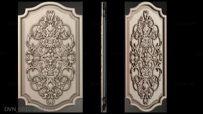 Door covers (DVN_0810) 3D models for cnc