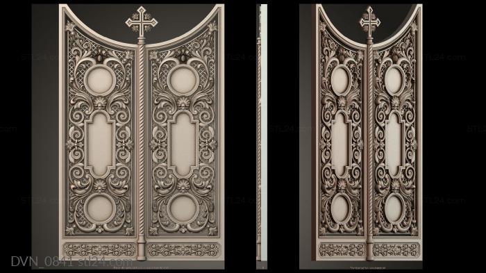 Door covers (DVN_0841) 3D models for cnc