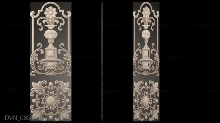 Door covers (DVN_0858) 3D models for cnc