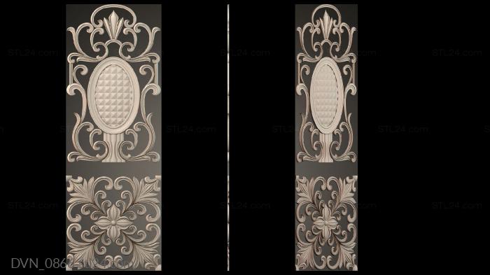 Door covers (DVN_0866) 3D models for cnc