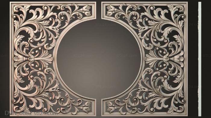 Door covers (DVN_0882) 3D models for cnc