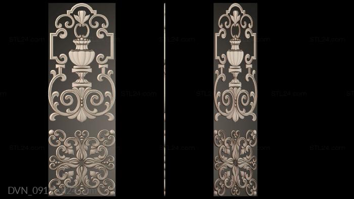 Door covers (DVN_0919) 3D models for cnc