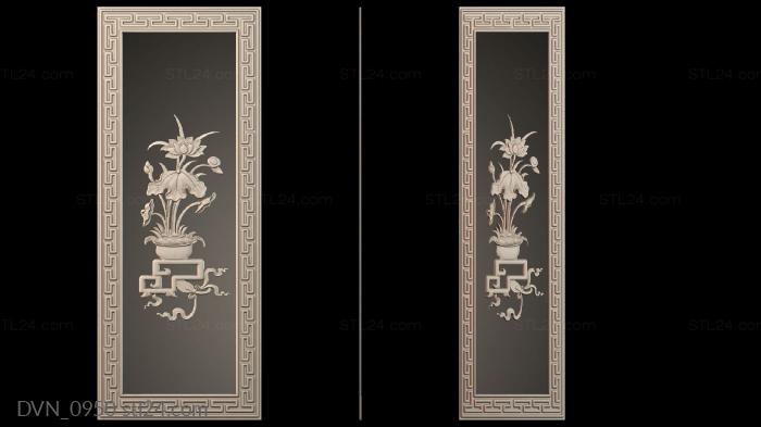 Door covers (DVN_0950) 3D models for cnc