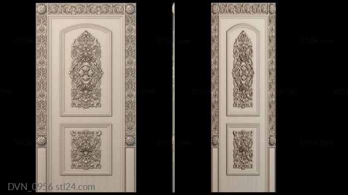 Door covers (DVN_0956) 3D models for cnc