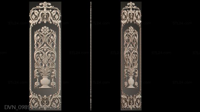 Door covers (DVN_0989) 3D models for cnc