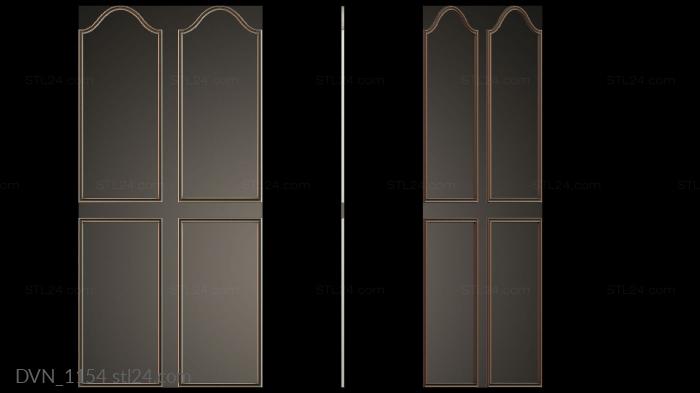 Door covers (DVN_1154) 3D models for cnc