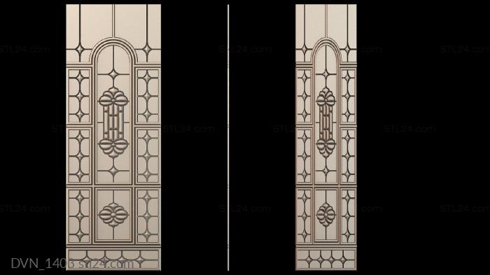 Door covers (DVN_1403) 3D models for cnc