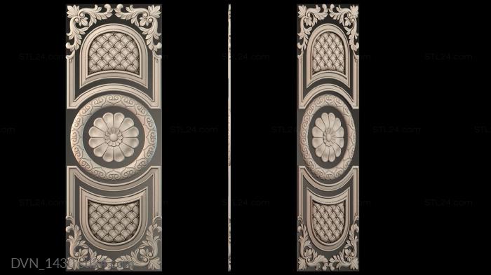 Door covers (DVN_1430) 3D models for cnc
