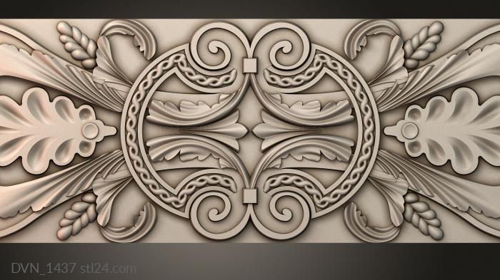 Door covers (DVN_1437) 3D models for cnc