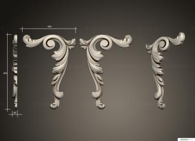 Element (The decor is carved, OEL_0175) 3D models for cnc