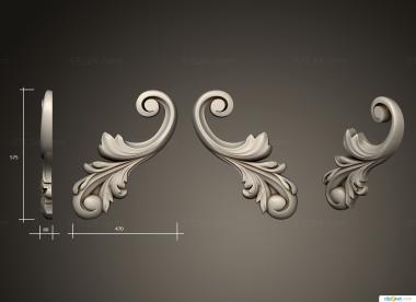 Element (The decor is carved, OEL_0176) 3D models for cnc