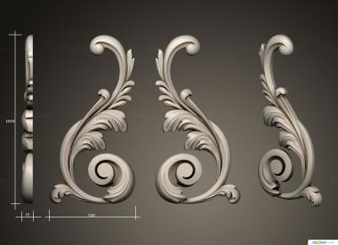 Element (The decor is carved, OEL_0177) 3D models for cnc