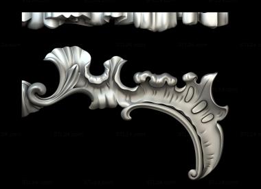 Element (Rococo decorative element, OEL_0178) 3D models for cnc