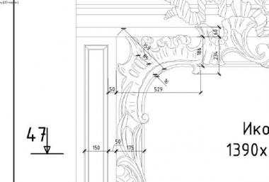 Element (Rococo decorative element, OEL_0178) 3D models for cnc