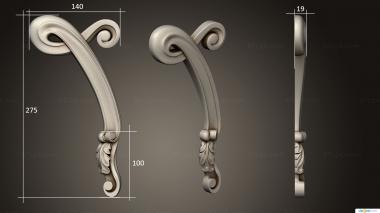 Element (Shaped handles to the cabinet, OEL_0185) 3D models for cnc