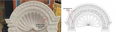 Element (Kiosk with a shell element in the dome version1, OEL_0196) 3D models for cnc