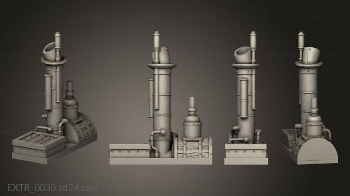 Exteriors (Barrel Tech Sky Barge Engine, EXTR_0030) 3D models for cnc