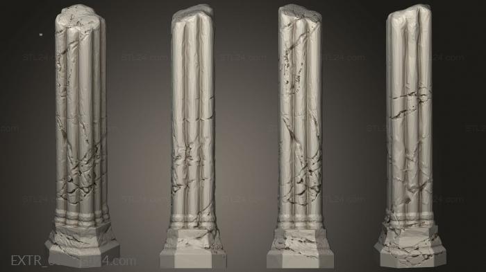 Exteriors (column 24, EXTR_0099) 3D models for cnc