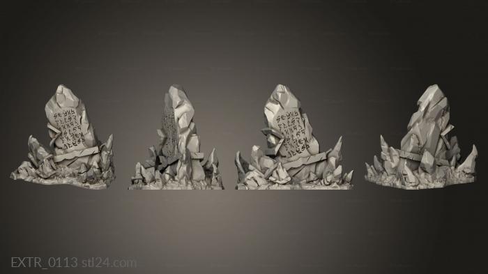 Exteriors (Demon Terrain A Stone, EXTR_0113) 3D models for cnc