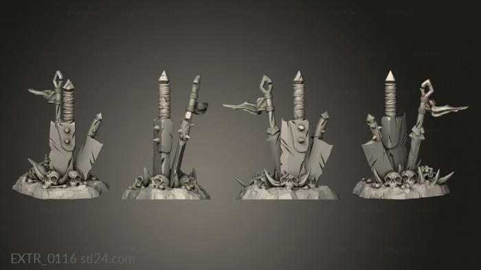 Exteriors (Demon Terrain D Weapons, EXTR_0116) 3D models for cnc