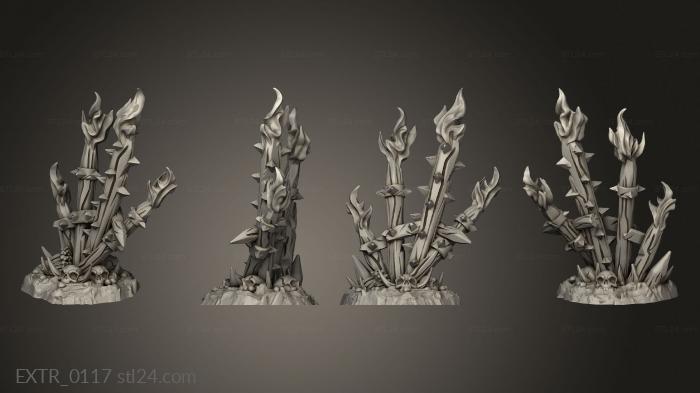 Exteriors (Demon Terrain E Woodsticks, EXTR_0117) 3D models for cnc