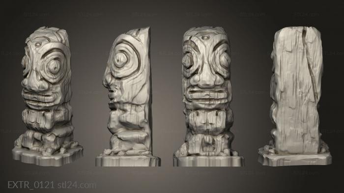 Exteriors (Depths of Savage Atoll KS Wooden Head, EXTR_0121) 3D models for cnc