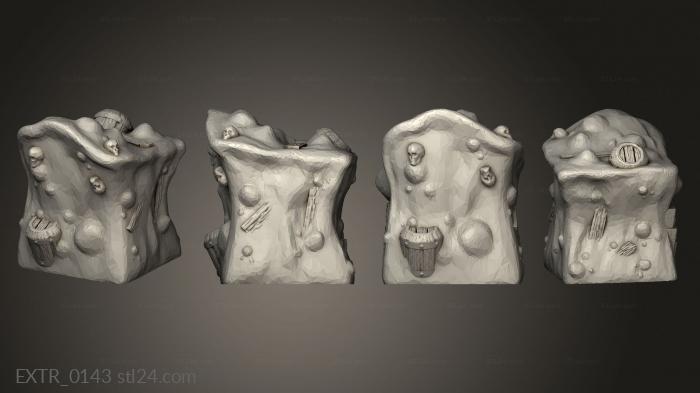 Exteriors (Gelenatious Cube Barrels Bones Wood, EXTR_0143) 3D models for cnc