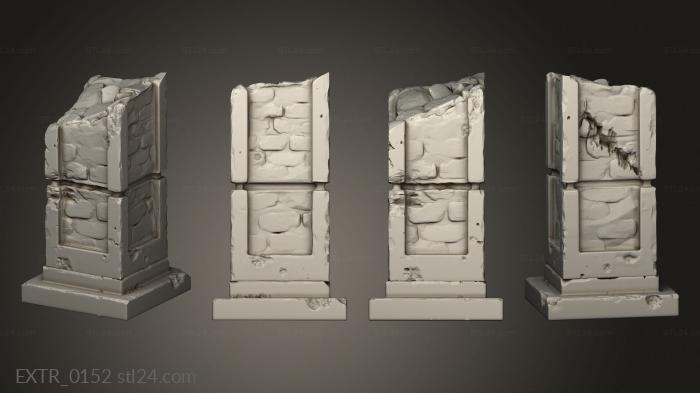 Exteriors (Goblin Trouble Pillar 3, EXTR_0152) 3D models for cnc
