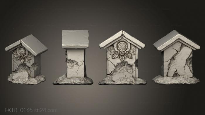 Exteriors (Gravestones 01, EXTR_0165) 3D models for cnc