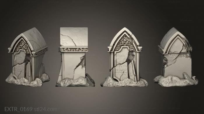 Exteriors (Gravestones 05, EXTR_0169) 3D models for cnc