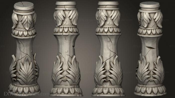 Exteriors (Greek Temple Column A, EXTR_0179) 3D models for cnc