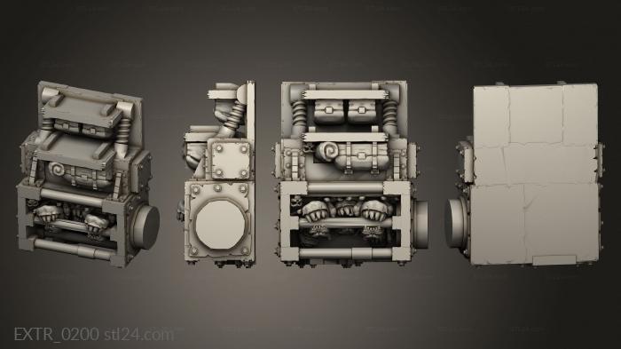 Экстерьеры (Деревенский Догозавр Глючит На Спине, EXTR_0200) 3D модель для ЧПУ станка