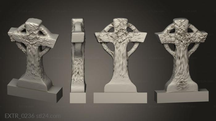 Exteriors (hy ground Headstone 11 m, EXTR_0236) 3D models for cnc