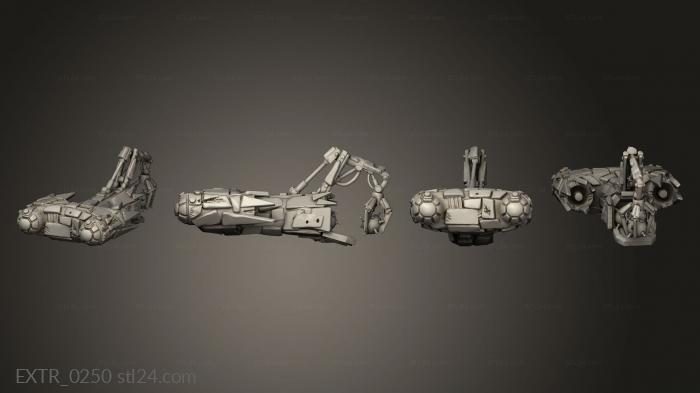 Exteriors (HYPERFRONT ORCS X mid ship, EXTR_0250) 3D models for cnc