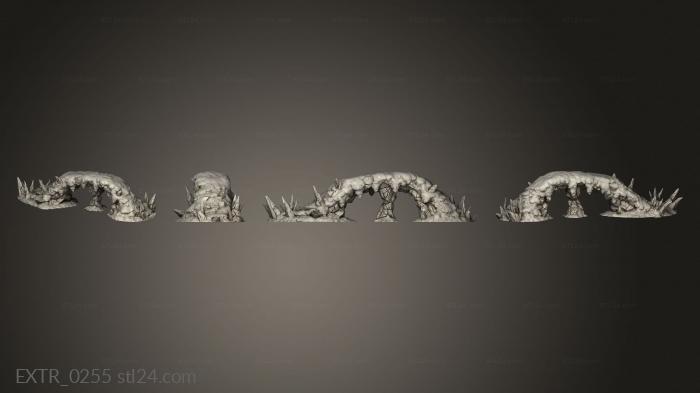 Exteriors (Ice Bridge 01 Complete, EXTR_0255) 3D models for cnc