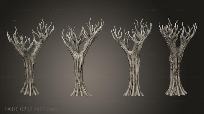 Exteriors (Jungle Tree 1 Complete 001, EXTR_0259) 3D models for cnc