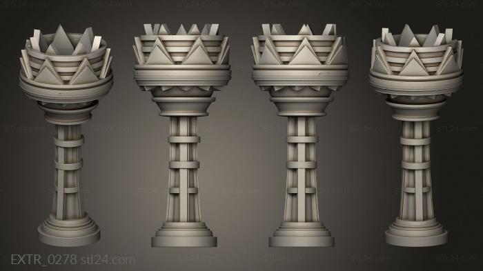 Exteriors (King s Cae torch E, EXTR_0278) 3D models for cnc