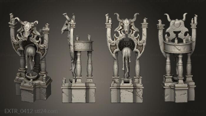 Exteriors (Scenery Blood Altar, EXTR_0412) 3D models for cnc