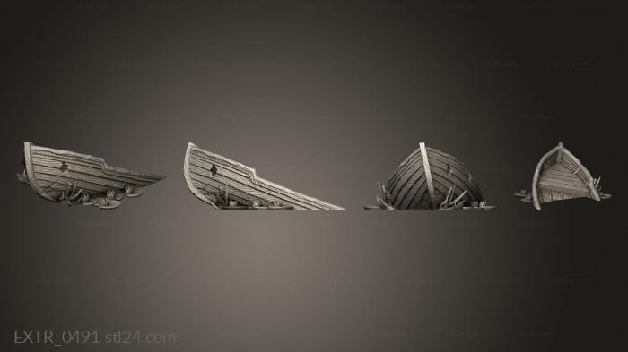 Exteriors (Sunken Boat, EXTR_0491) 3D models for cnc