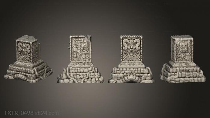 Экстерьеры (Разрушенный Столб Храма, EXTR_0498) 3D модель для ЧПУ станка