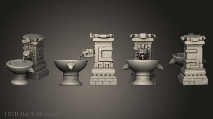 Exteriors (Terrain Pieces Pedestal, EXTR_0501) 3D models for cnc