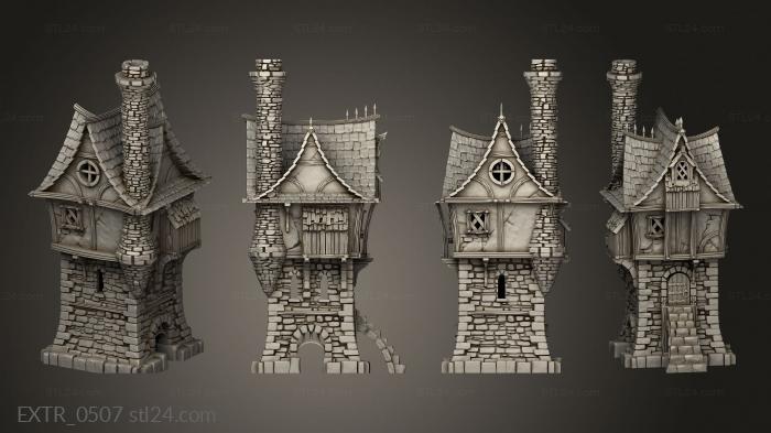 Exteriors (The Frost KS House 01, EXTR_0507) 3D models for cnc