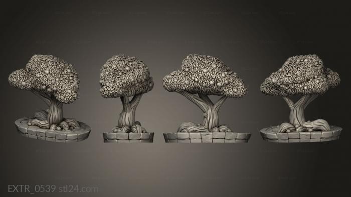 Exteriors (Tree A Base, EXTR_0539) 3D models for cnc