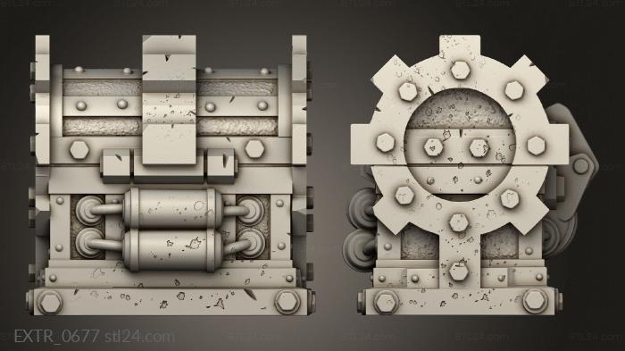 Exteriors (Chests Closed Steampunk, EXTR_0677) 3D models for cnc