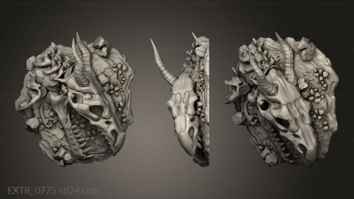 Exteriors (Dragon Graveyard Skull, EXTR_0775) 3D models for cnc